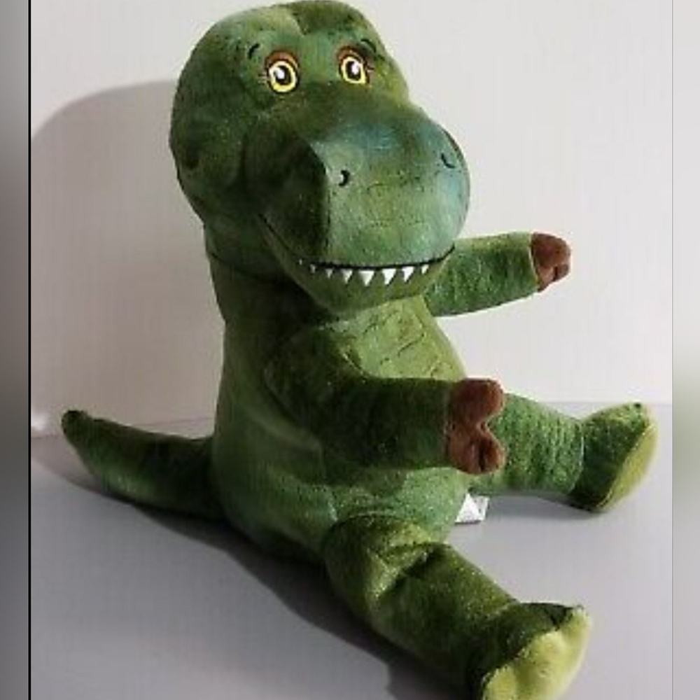 Gabe Dinosaur GreenKids Soft Plush 10"  Stuffed Toy Animal.